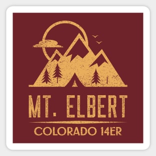 MOUNT ELBERT COLORADO 14ER Sticker